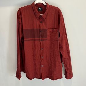 Oakley long sleeve button up
